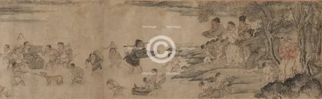 Yang Pu Moving His Family, Yuan dynasty (1279-1368). Creator: Unknown.