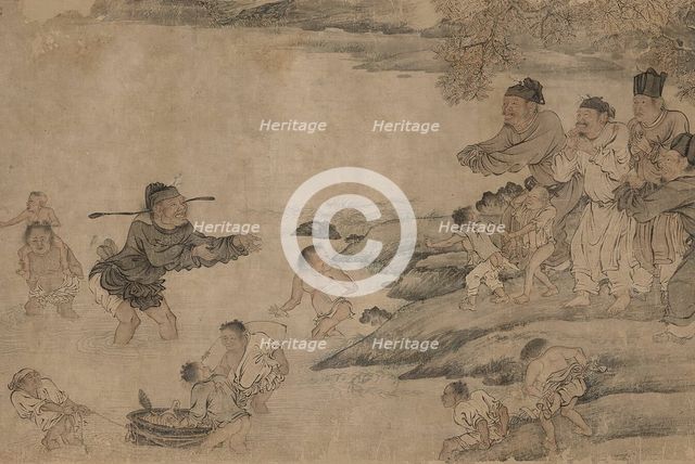 Yang Pu Moving His Family, Yuan dynasty (1279-1368). Creator: Unknown.
