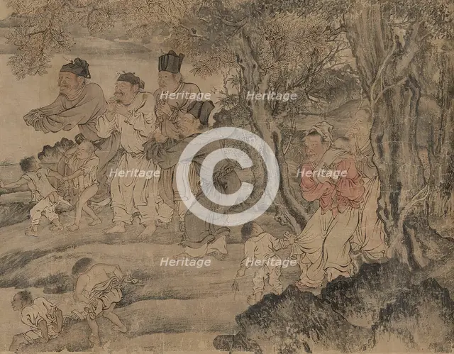 Yang Pu Moving His Family, Yuan dynasty (1279-1368). Creator: Unknown.