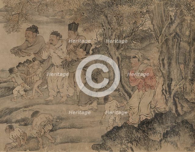 Yang Pu Moving His Family, Yuan dynasty (1279-1368). Creator: Unknown.
