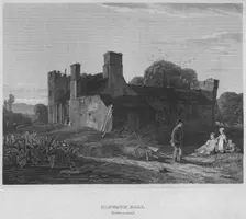 Yanwath Hall, Westmoreland 1814. Artist: John Greig