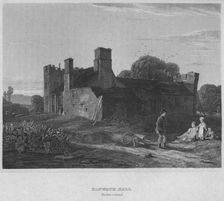 Yanwath Hall, Westmoreland 1814. Artist: John Greig