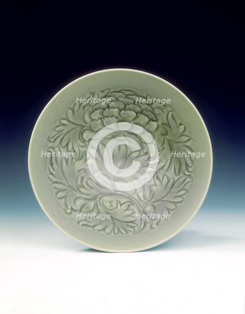 Yaozhou celadon bowl, late Northern Song-Jin dynasty, China, late 11th-early 12th century. Creator: Unknown.