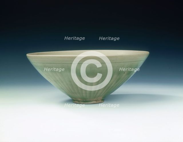 Yaozhou celadon bowl, late Northern Song-Jin dynasty, China, late 11th-early 12th century. Creator: Unknown.