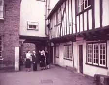 Yard of the Blue Boar, Maldon, Essex, c1955. Creator: Arthur Charles Kirby Ware