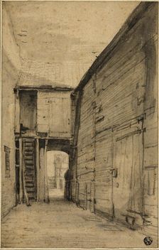 Yard of an Old House, n.d. Creator: Cornelis Saftleven