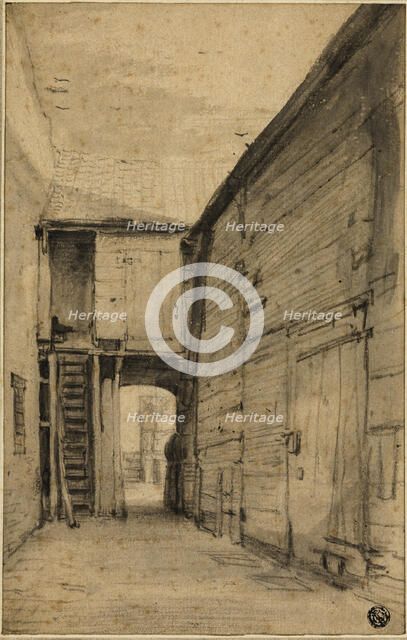Yard of an Old House, n.d. Creator: Cornelis Saftleven.