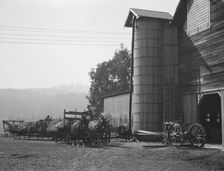 Yard of one of the eight cooperating farmers..., near West Carlton, Yamhill Country, Oregon, 1939. Creator: Dorothea Lange