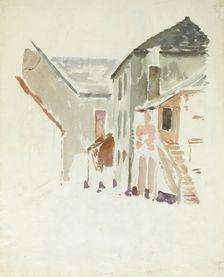 Yard picture. Creator: Alfred William Finch