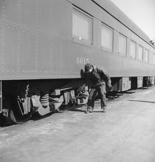 Yardman, Grand Island, Nebraska, 1939. Creator: Dorothea Lange