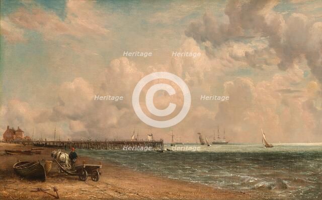 Yarmouth Jetty, 1822. Creator: John Constable.