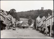 Yarn Market, High Street, Dunster, Somerset, 1925-1935. Creator: J Dixon Scott