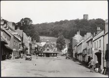 Yarn Market, High Street, Dunster, Somerset, 1925-1935. Creator: J Dixon Scott