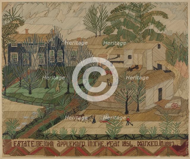 Yarn Picture, c. 1941. Creator: Edward Unger.
