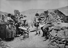 Yarrow allotting relief to Armenian orphans, between c1915 and c1920. Creator: Bain News Service