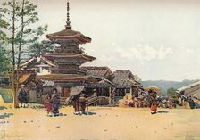 Yasaka Pagoda, Kyoto, Japan c1909. Artist: Robert Weir Allan