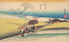 Yase no Sato, ca. 1834., ca. 1834. Creator: Ando Hiroshige
