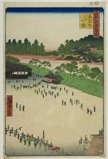 Yastukoji, Inside Sujikai Gate (Sujikai-uchi Yatsukoji), from the series One Hundred..., 1857. Creator: Ando Hiroshige