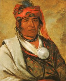 Ye-hów-lo-gee, The Cloud, a Chief, 1838. Creator: George Catlin