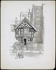 Ye Olde Rover's Return Public House, Shudehill, Manchester, 1892-1933. Artist: Charles George Harper