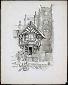 Ye Olde Rover's Return Public House, Shudehill, Manchester, 1892-1933. Artist: Charles George Harper