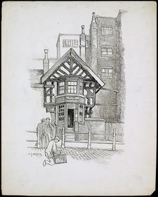 Ye Olde Rover's Return Public House, Shudehill, Manchester, 1892-1933. Artist: Charles George Harper