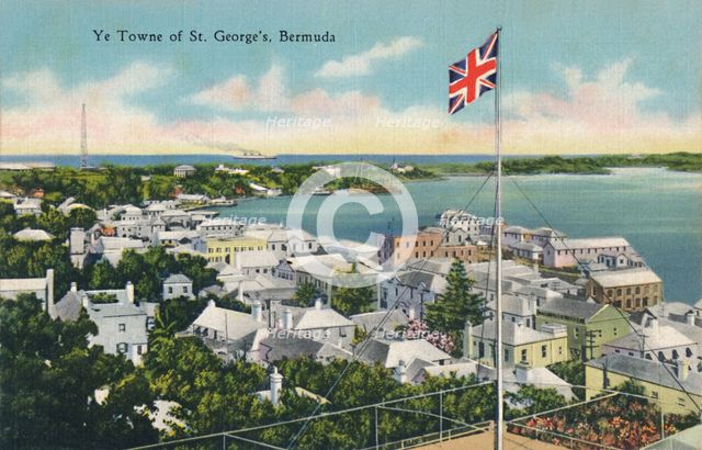 'Ye Towne of St. George's, Bermuda', early 20th century. Creator: Unknown.