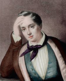 Yevgeny Baratynsky (1800-1844), Russian Romantic poet, 19th century. Creator: Unknown