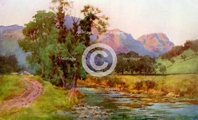 Yewdale Crags, Coniston, Cumbria, 1924-1926. Artist: Cuthbert Rigby