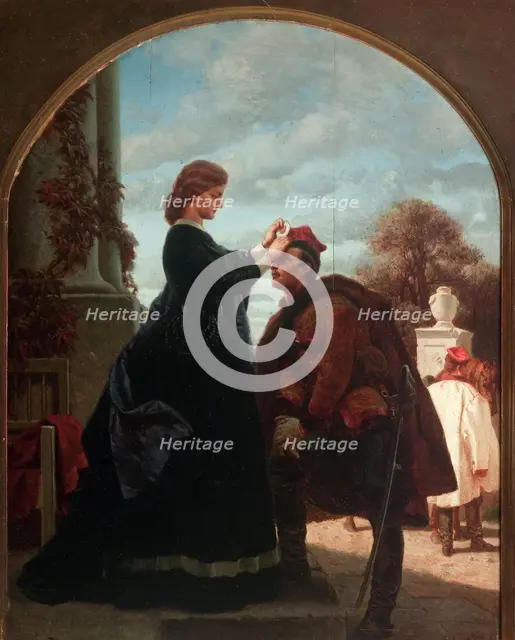 Year 1863-Leave-Taking, 1866. Creator: Artur Grottger.