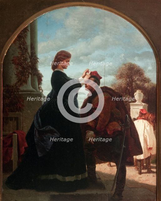 Year 1863-Leave-Taking, 1866. Creator: Artur Grottger.