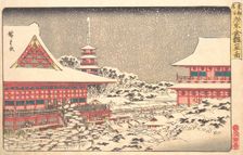 Year End Fair at Kinryuzan Temple, ca. 1836., ca. 1836. Creator: Ando Hiroshige