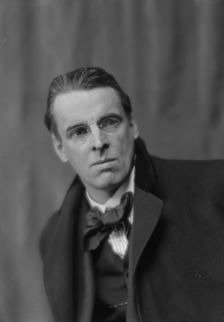 Yeats, William Butler, Mr., portrait photograph, 1914 Mar. 31. Creator: Arnold Genthe