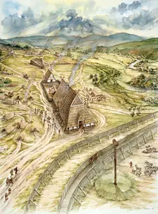 Yeavering, 627, (c1990-2010). Artist: Peter Dunn
