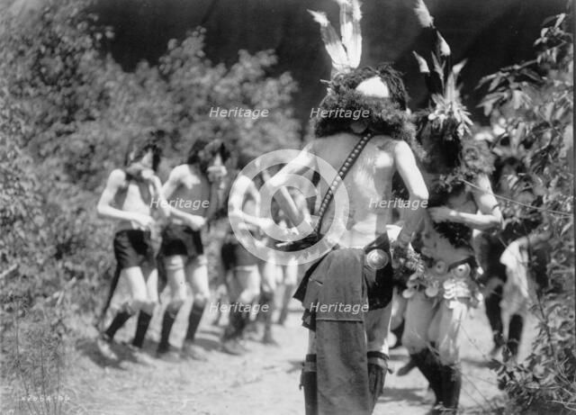 Yebichai prayer, C, c1906. Creator: Edward Sheriff Curtis.