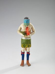 Yeibichai (female mask), 1934-1946. Creator: Clitso D Dedman