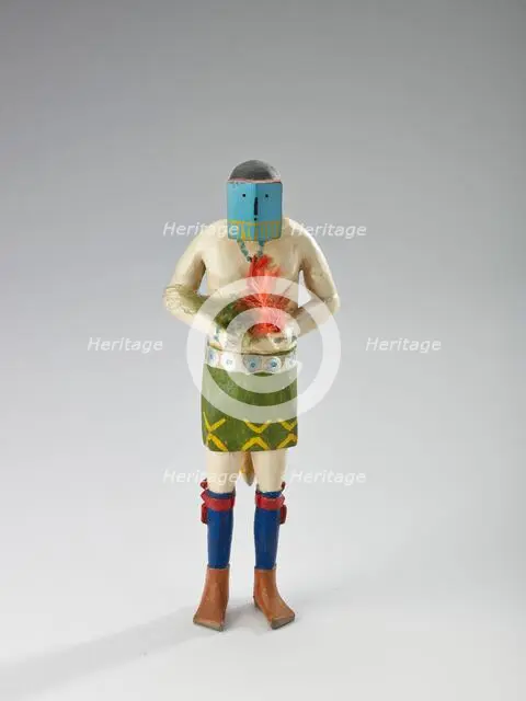 Yeibichai (female mask), 1934-1946. Creator: Clitso D Dedman.