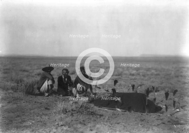 Yeibichai sweat-Navaho, c1905. Creator: Edward Sheriff Curtis.