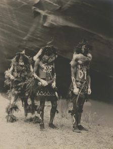 Yeibichai war gods, 1904, c1905. Creator: Edward Sheriff Curtis