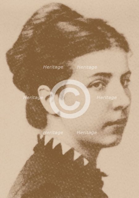 Yelisaveta Lukinichna Dmitrieva, née Kusheleva (1850-1918), 1871. Artist: Liébert, Alphonse (1827-1913)