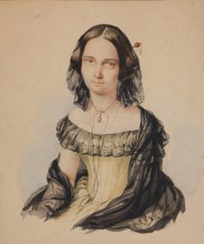 Yelizaveta Nikolayevna Krivtsova (1817-1855), née Princess Repnina-Volkonskaya, c. 1843