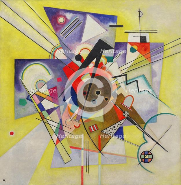 Yellow Accompaniment (Gelbe Begleitung), 1924.