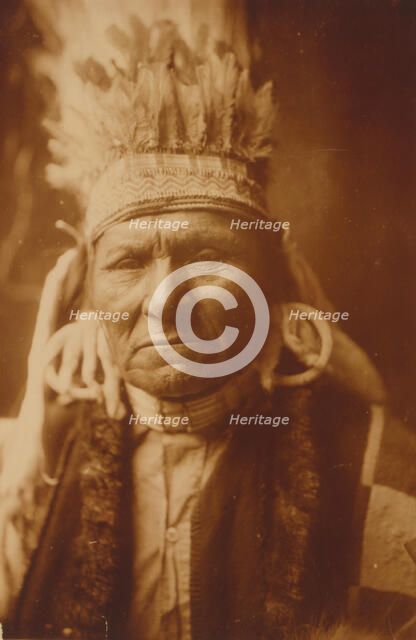 Yellow Bull-Nez Percé, c1905. Creator: Edward Sheriff Curtis.