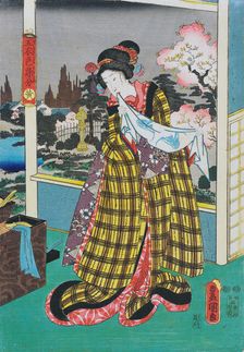 Yellow, between circa 1847 and circa 1852. Creator: Utagawa Kunisada