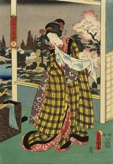 Yellow, between c1847 and c1852. Creator: Utagawa Kunisada
