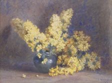 Yellow blossom and rosemary, 1897. Creator: Margaret Stoddart
