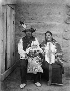 Yellow Bone woman, 1908, c1908. Creator: Edward Sheriff Curtis
