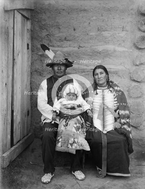Yellow Bone woman, 1908, c1908. Creator: Edward Sheriff Curtis.
