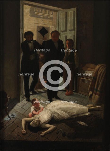 Yellow fever in Buenos Aires, 1871. Creator: Juan Manuel Blanes.