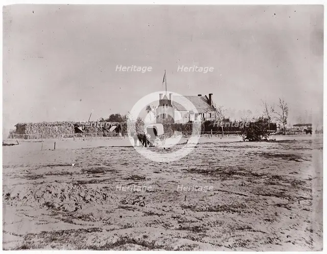 Yellow House, Warren Station, Virginia, 1861-65. Creator: Tim O'Sullivan.